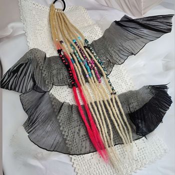 "Kalas Rosa" Accent Set Dread Ponytail Extension