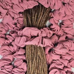 "Gammelrosa" XL Scrunchie Dreadsnodd