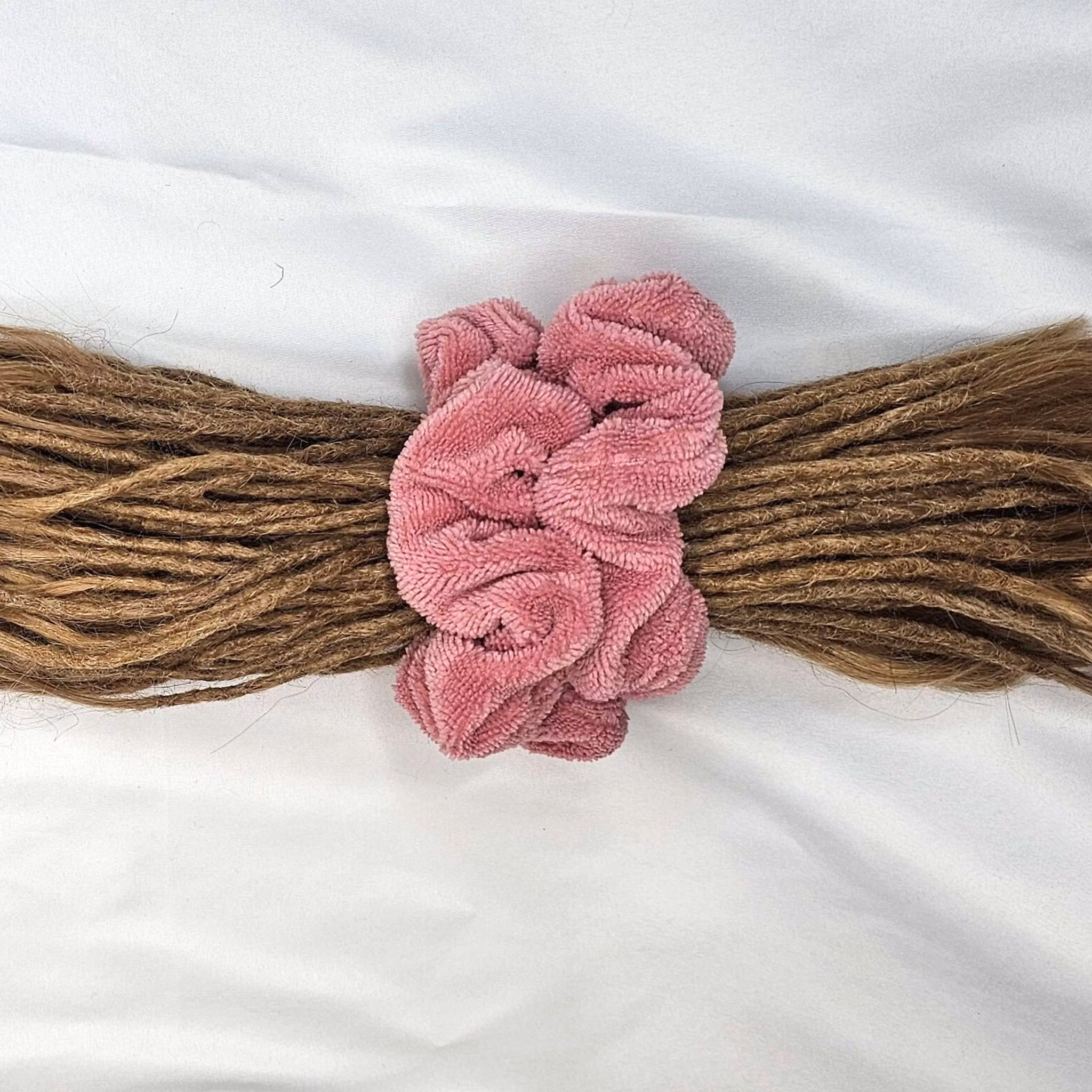 "Rosa Bambufrotté" XL Towel Scrunchie