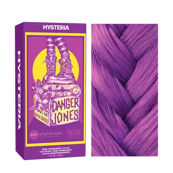 Danger Jones - Hysteria Berry Purple (Lila Semi-Permanent Hårfärg)