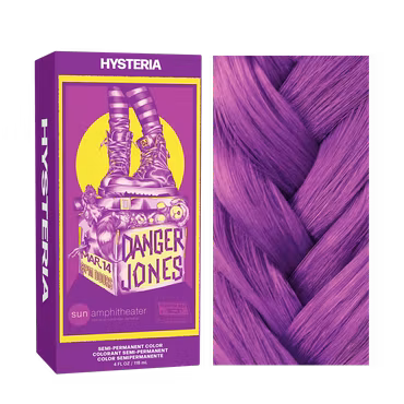 Danger Jones - Hysteria Berry Purple (Lila Semi-Permanent Hårfärg)