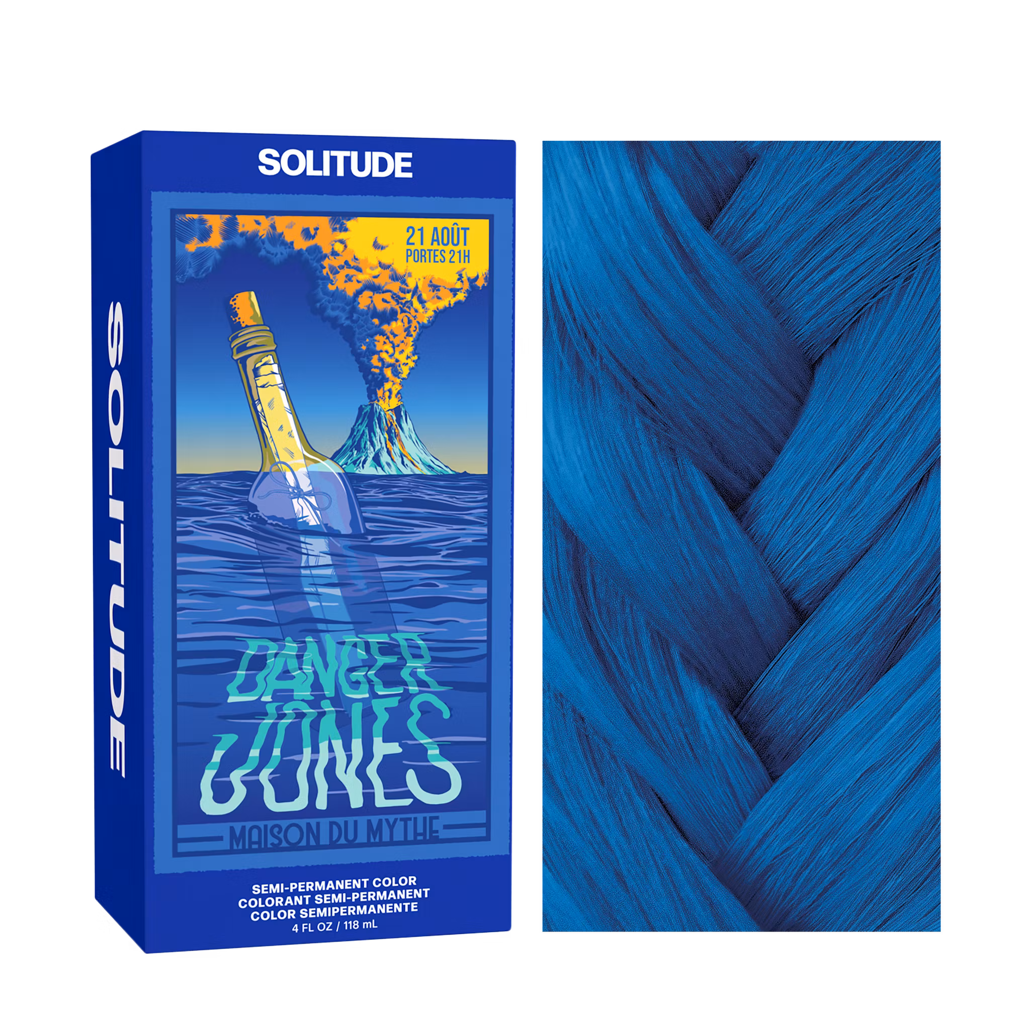 Danger Jones - Solitude Blue (Blå Semi-Permanent Hårfärg)