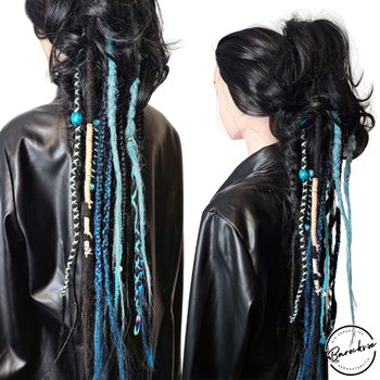"Ravus" Dreads Clips Extensions