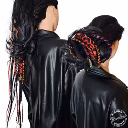 "Purpur" Dreads Clips Extensions