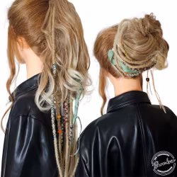 "Salvia" Dreads Clips Extensions