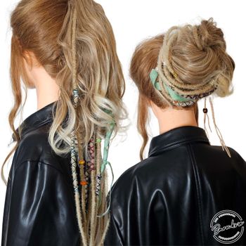 "Salvia" Dreads Clips Extensions