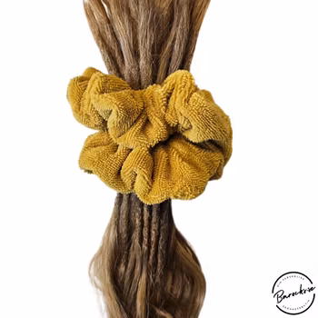 "Currygul Bambufrotté" XL Towel Scrunchie