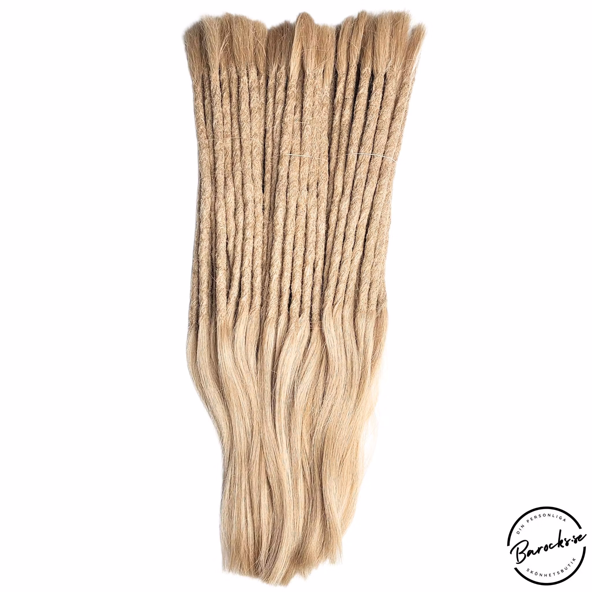 Ljusblond Äkta Dreads 40-45cm (7-8mm)