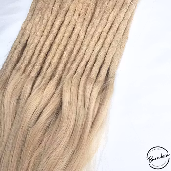 Ljusblond Äkta Dreads 40-45cm (7-8mm)