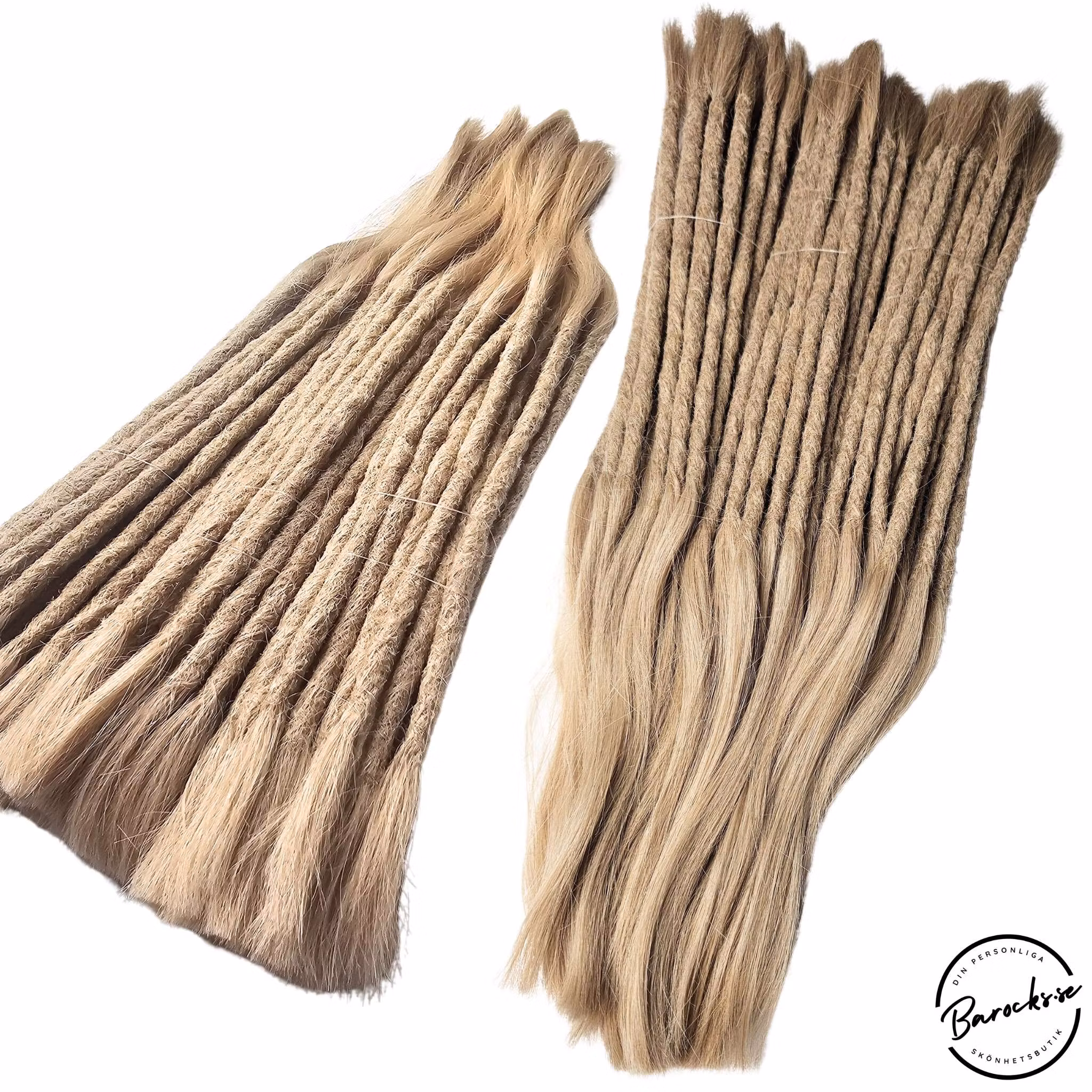 Ljusblond Äkta Dreads 40-45cm (7-8mm)