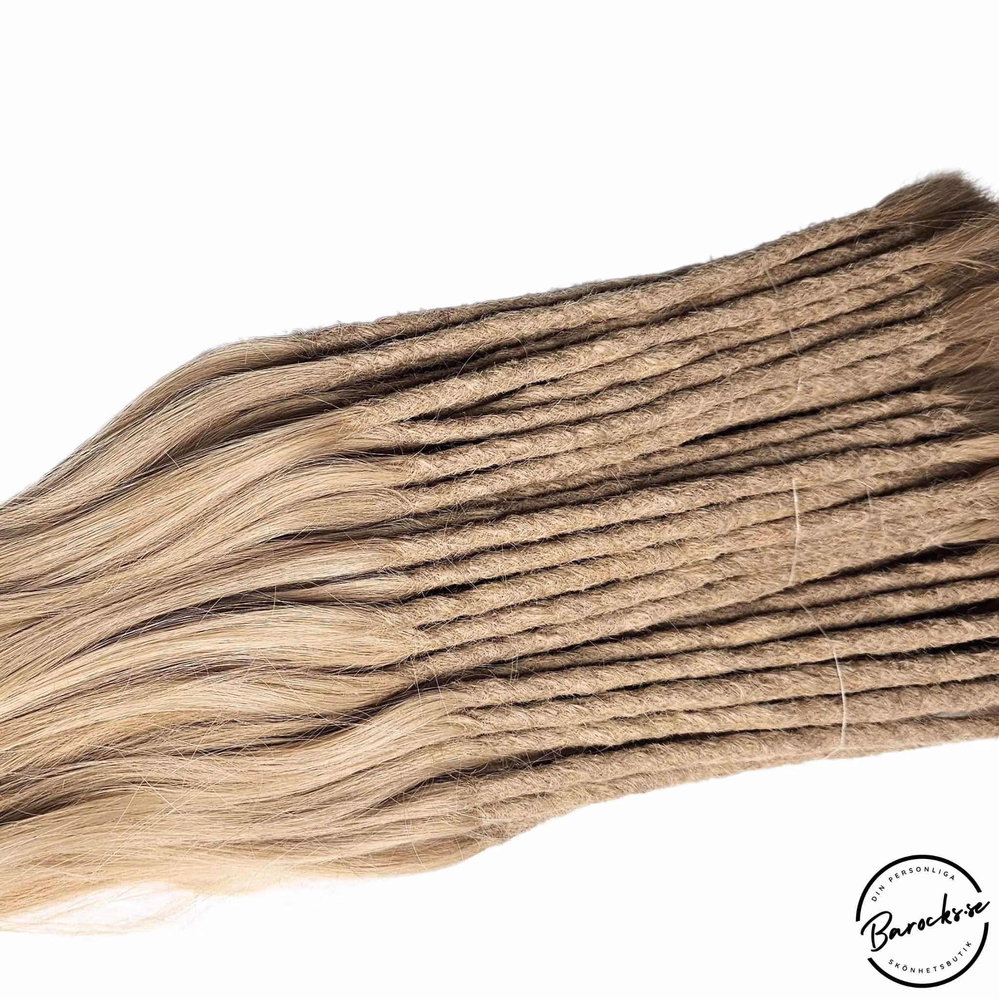 Ljusblond Äkta Dreads 40-45cm (7-8mm)