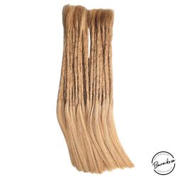 Guldblond Äkta Dreads 40-45cm (7-8mm)