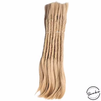 Guldblond Äkta Dreads 30-35cm (7-8mm)