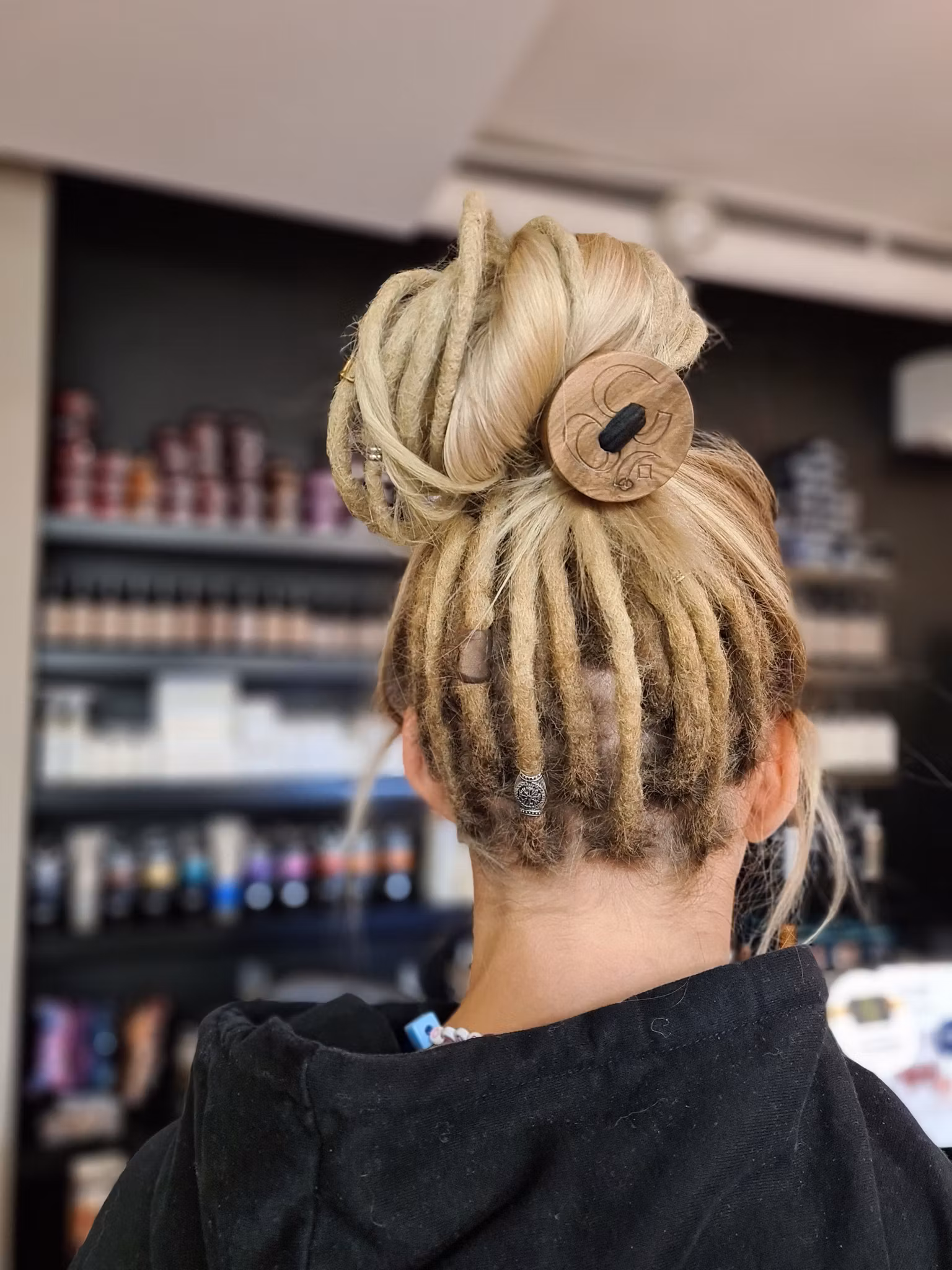 Ljusblond Äkta Dreads 40-45cm (7-8mm)