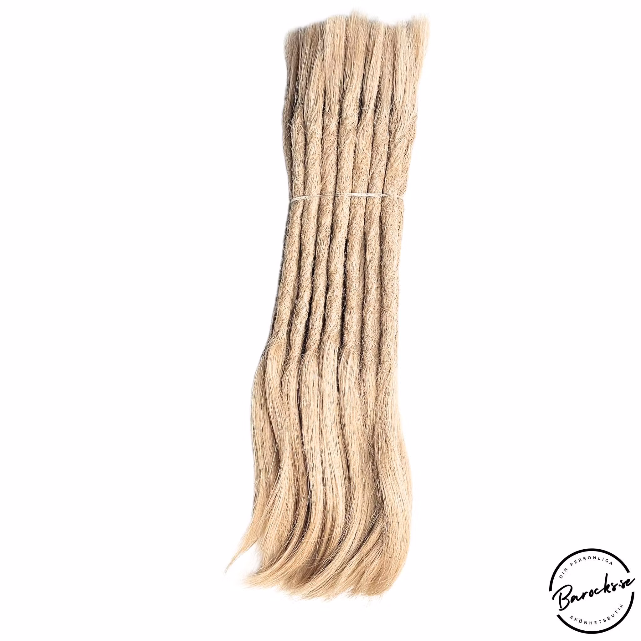 Ljusblond Äkta Dreads 30-35cm (7-8mm)