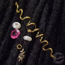 "Lycklig" Dreadsmycken M/One Size