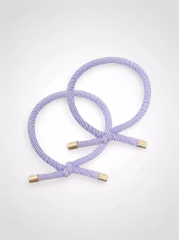 Söta Lila Hårsnoddar i Högkvalitativt Material