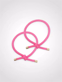 Söta Rosa Hårsnoddar i Högkvalitativt Material