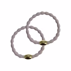 Bubbel Hårsnodd i Silverlila