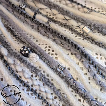 "Iskristall" Dreads Ponytail Extensions