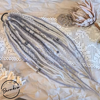 "Iskristall" Dreads Ponytail Extensions