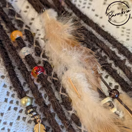 "Plym" Brun Ombre Clip-Ins