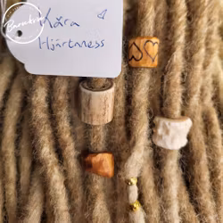 "Kära Hjärtaness" Dreadsmycken Ben & Horn Kit 6-pack