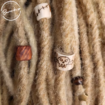 "Kalle Skalle" Dreadsmycken Ben & Horn Kit 5-pack