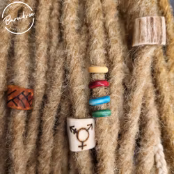 "Inre Styrka" Dreadsmycken Ben & Horn Pride Kit 7-pack