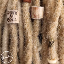 "Hårdrocksfest" Dreadsmycken Ben & Horn Kit 5-pack