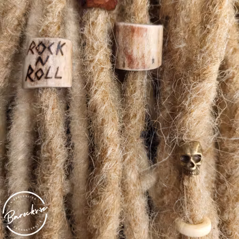 "Hårdrocksfest" Dreadsmycken Ben & Horn Kit 5-pack