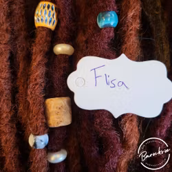 "Flisa" Dreadsmycken Trä Mix Kit 6-pack