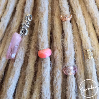 "Skimmer" Dreadsmycken Rosa Mix 5-pack