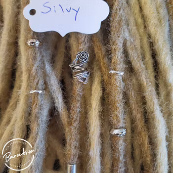 "Silvy" Dreadsmycken Silver Mix 6-pack