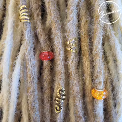 "Natsu" Dreadsmycken Guld Mix 5-pack