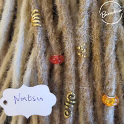 "Natsu" Dreadsmycken Guld Mix 5-pack