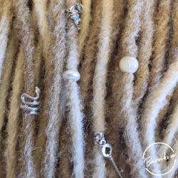 "Månsken" Dreadsmycken Silver Mix 5-pack