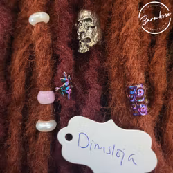 "Dimslöja" Dreadsmycken Mix 6-pack