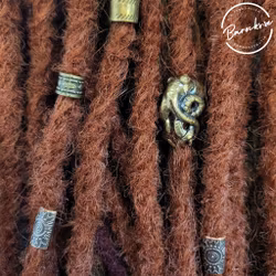 "Stormvind" Dreadsmycken Guldmix 5-pack