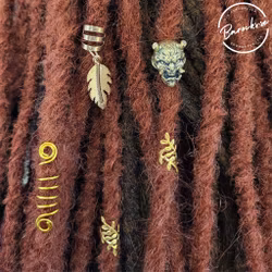 "Vildblomma" Dreadsmycken Guldmix 5-pack