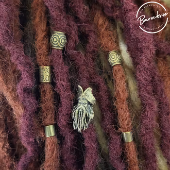 "Havsbris" Dreadsmycken Guldmix 6-pack