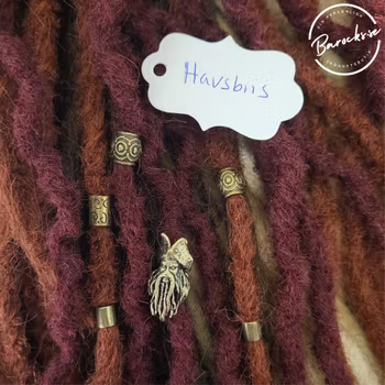 "Havsbris" Dreadsmycken Guldmix 6-pack