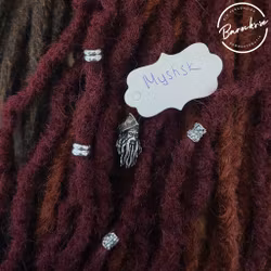 "Mystisk" Dreadsmycken Silvermix 5-pack