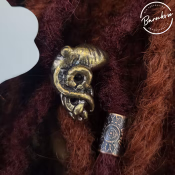 "Tribal" Dreadsmycken Guldmix 5-pack