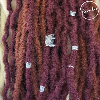 "Nomad" Dreadsmycken Silvermix 6-pack