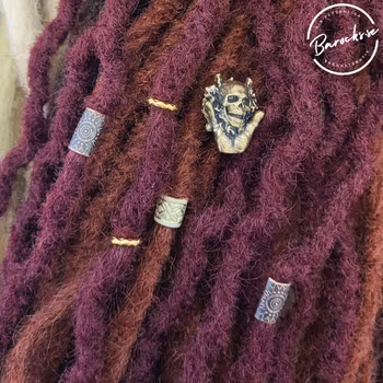 "Vildsjäl" Dreadsmycken Guldmix 6-pack