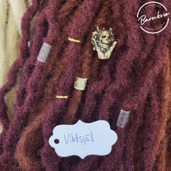 "Vildsjäl" Dreadsmycken Guldmix 6-pack