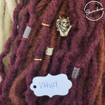 "Vildsjäl" Dreadsmycken Guldmix 6-pack