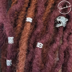 "Urban" Dreadsmycken Silvermix 5-pack