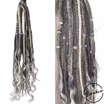 "Skugga" Dreads Ponytail Extensions